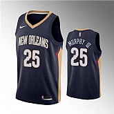 Men's New Orleans Pelicans #25 Trey Murphy III Navy Icon Edition Stitched Jersey Dzhi,baseball caps,new era cap wholesale,wholesale hats